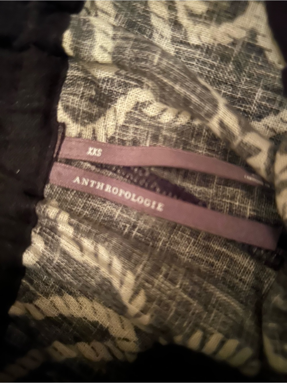 Anthropologie linen blend wide leg crop pants - Picture 4 of 7